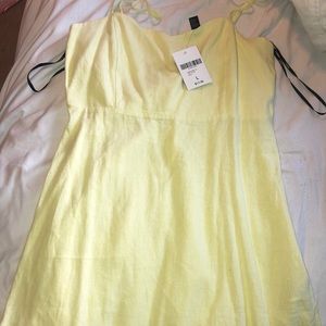 Light Yellow Woven Dress